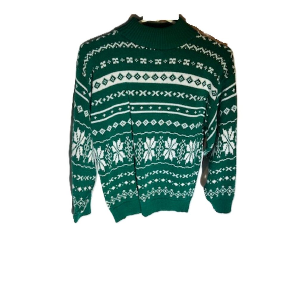 Green turtleneck Sweater